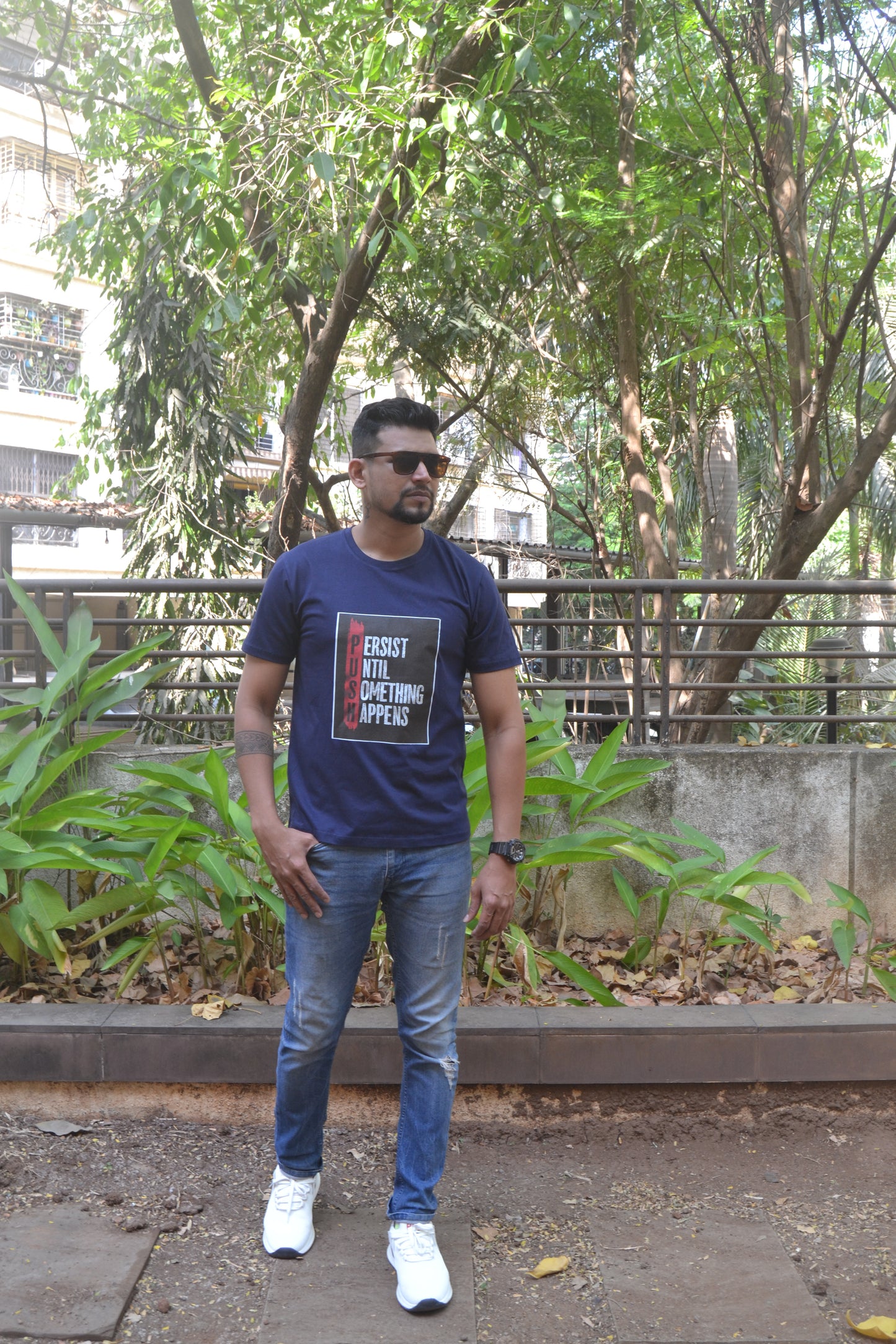 Round Neck T Shirt Printed