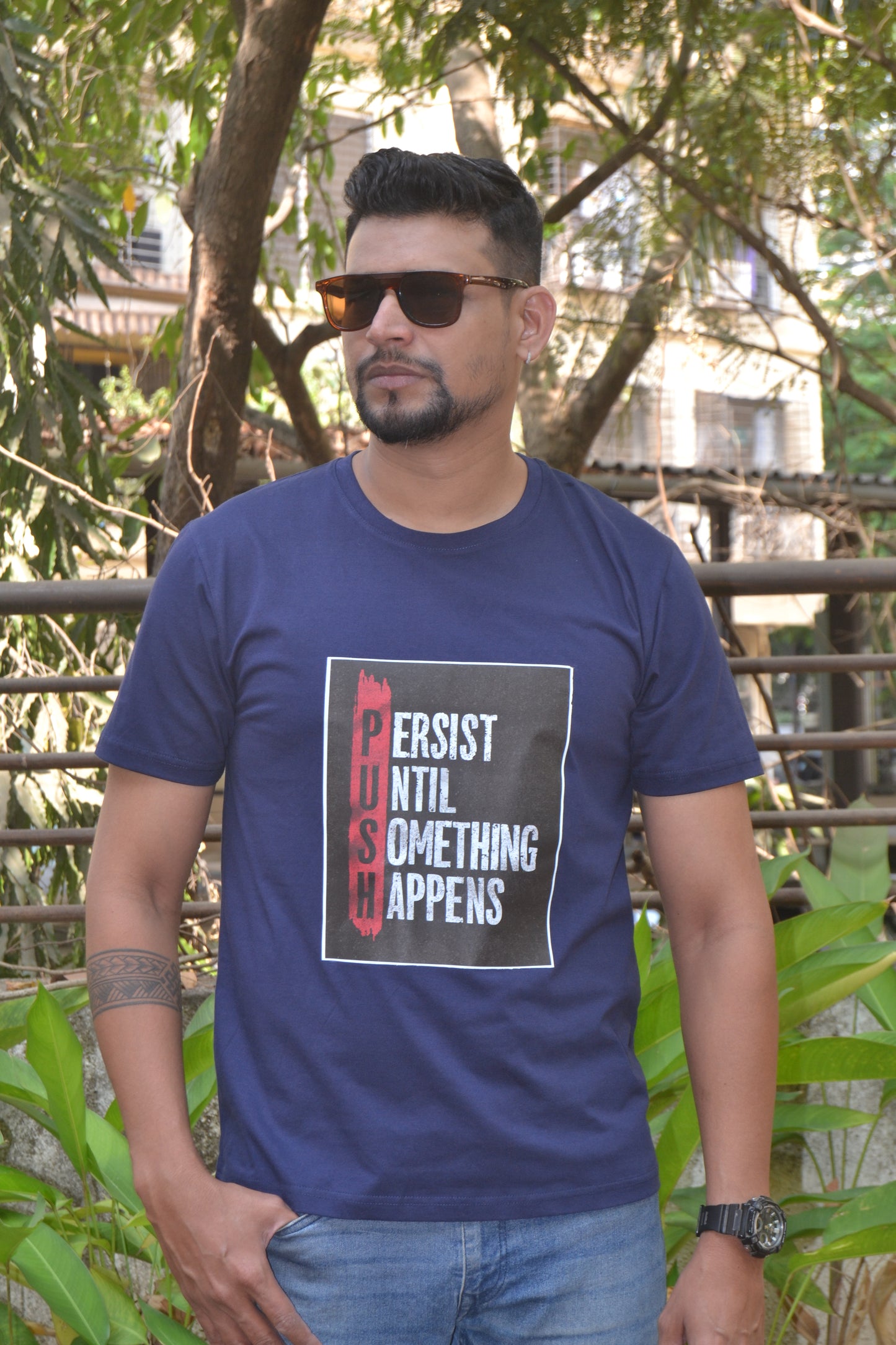 Round Neck T Shirt Printed