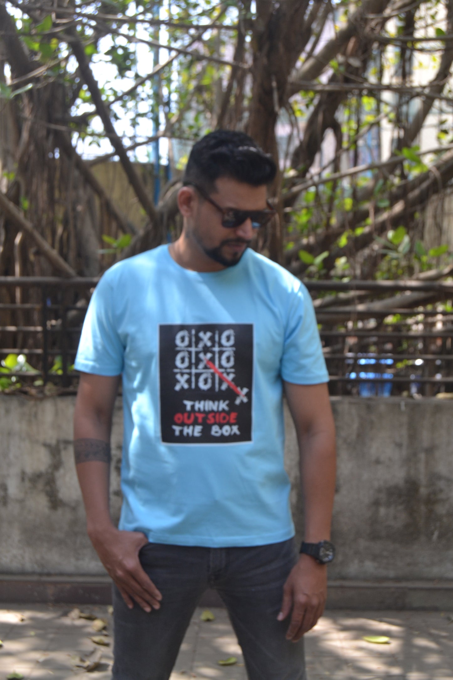 Round Neck T Shirt Printed