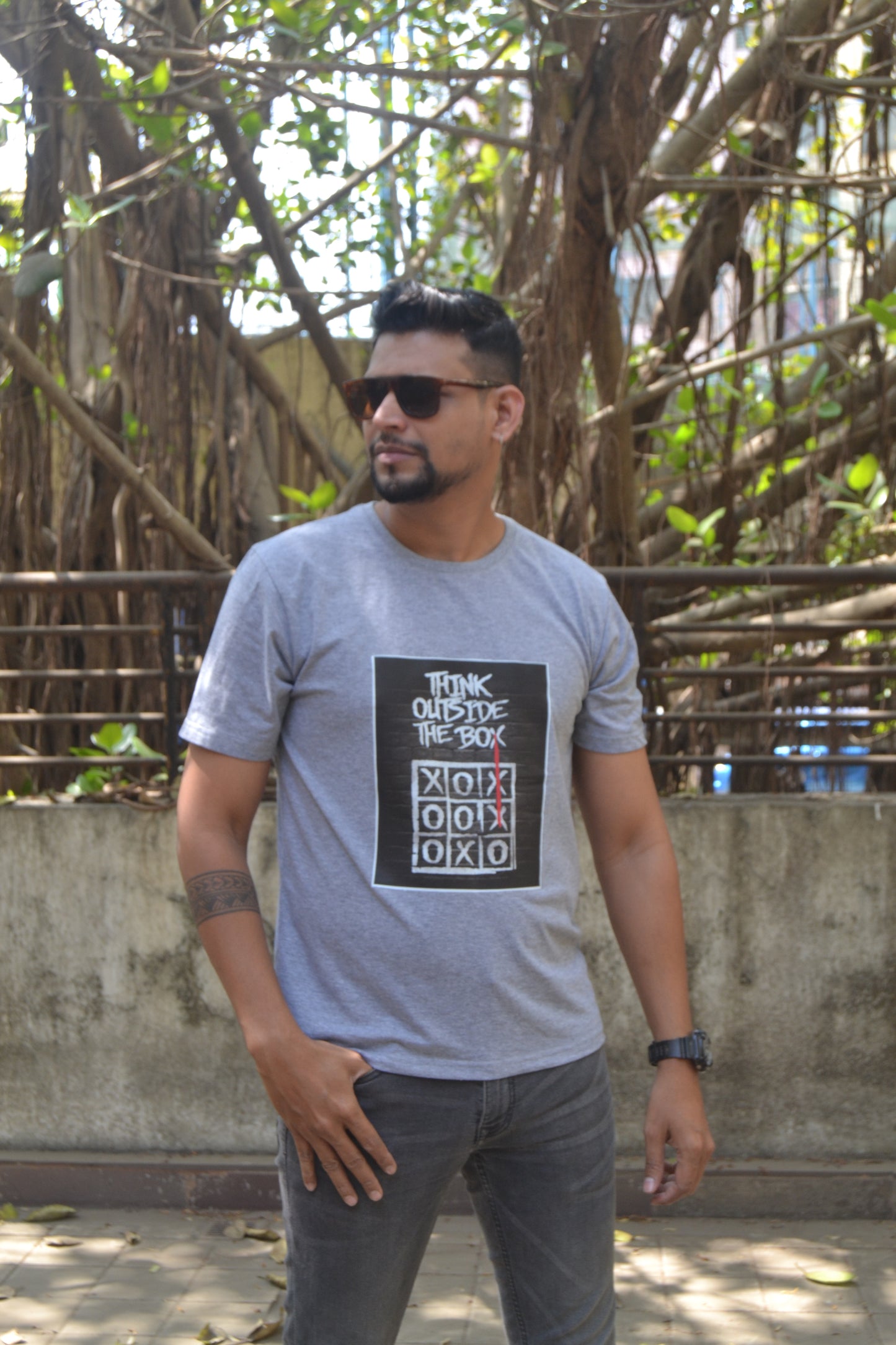 Round Neck T Shirt Printed