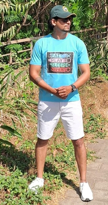Round Neck T Shirt Printed