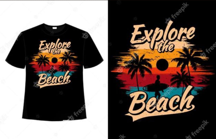 Round Neck T Shirt Printed