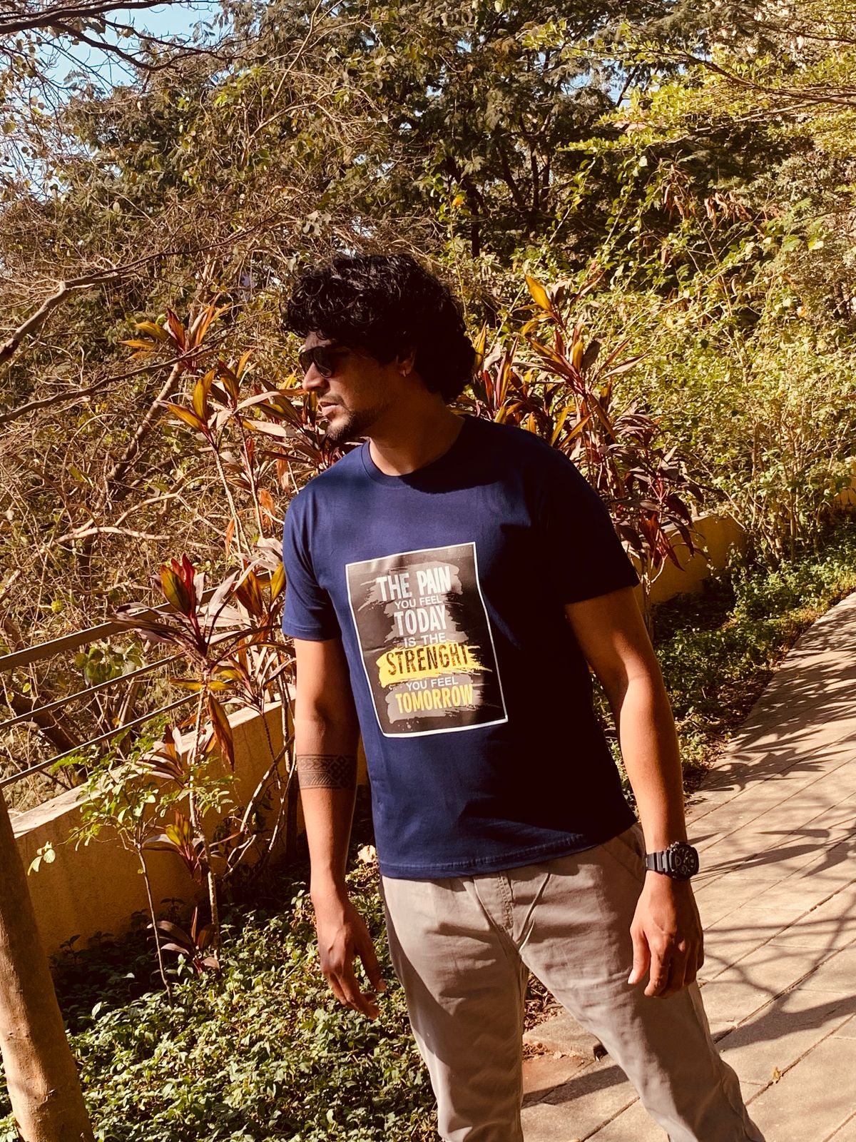 Round Neck T Shirt Printed