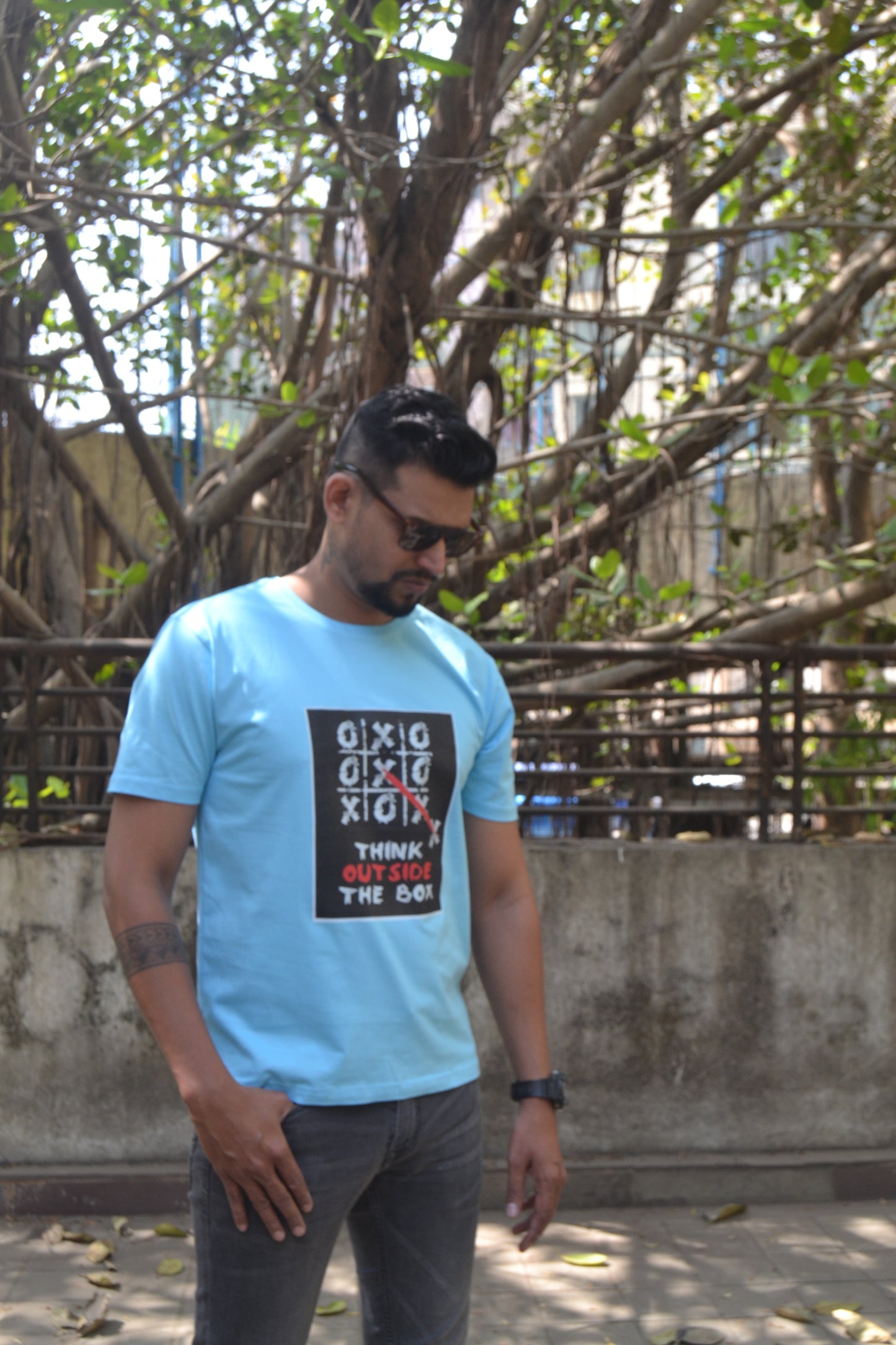 Round Neck T Shirt Printed