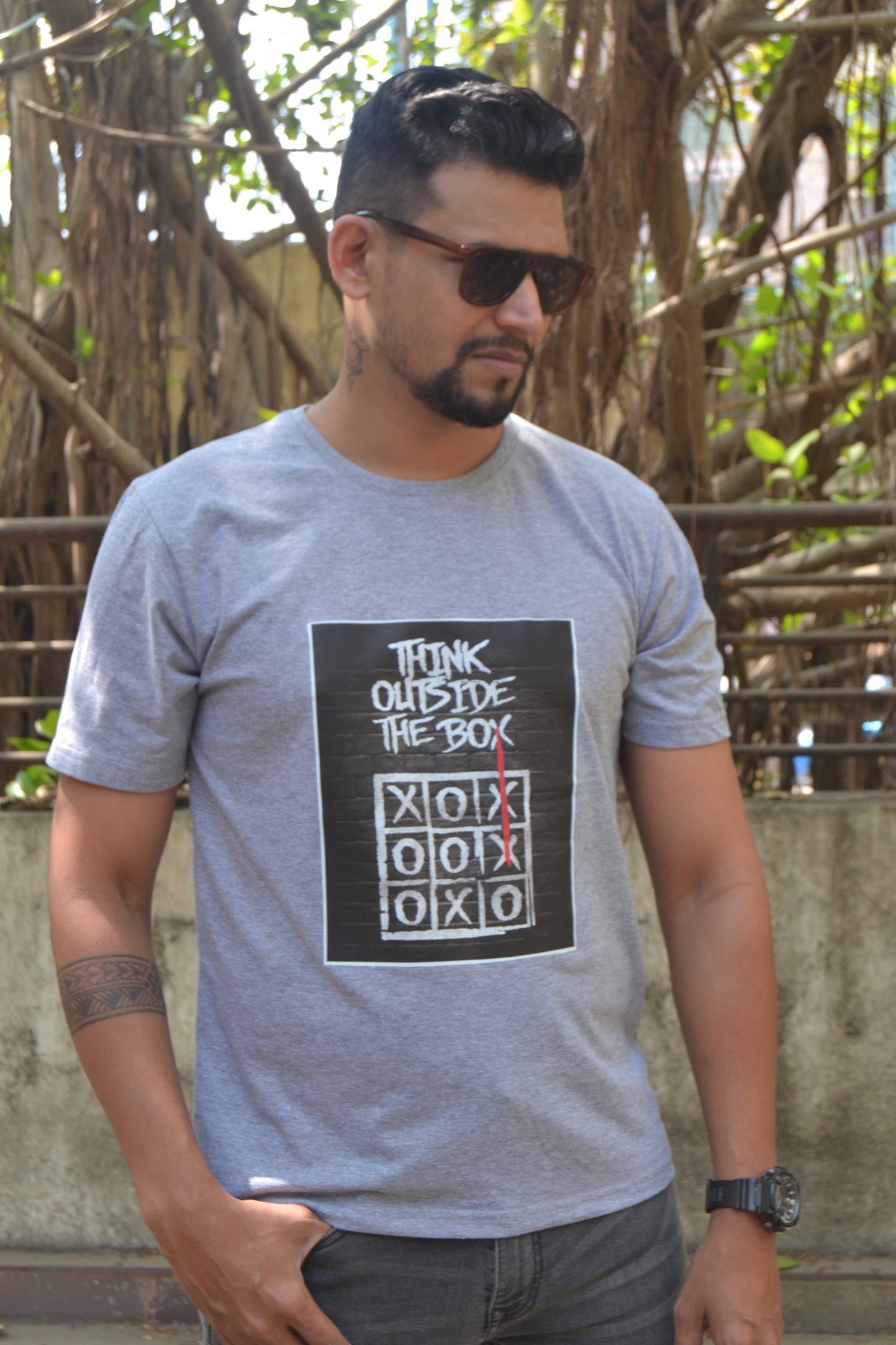 Round Neck T Shirt Printed
