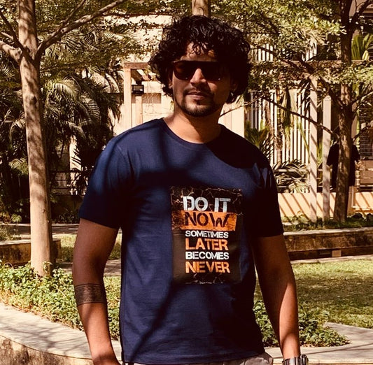Round Neck T Shirt Printed