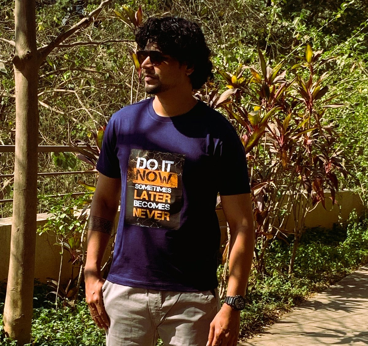 Round Neck T Shirt Printed