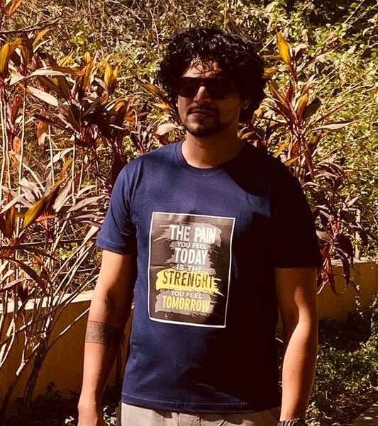 Round Neck T Shirt Printed