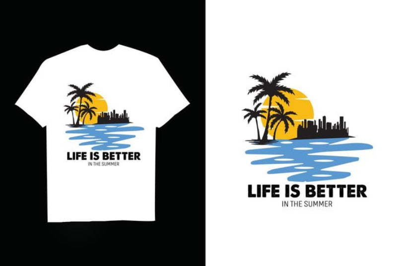 Round Neck T Shirt Printed
