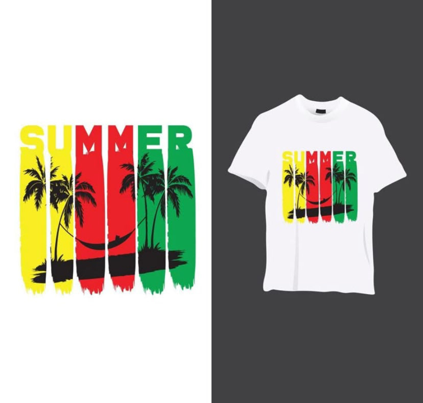 Round Neck T Shirt Printed