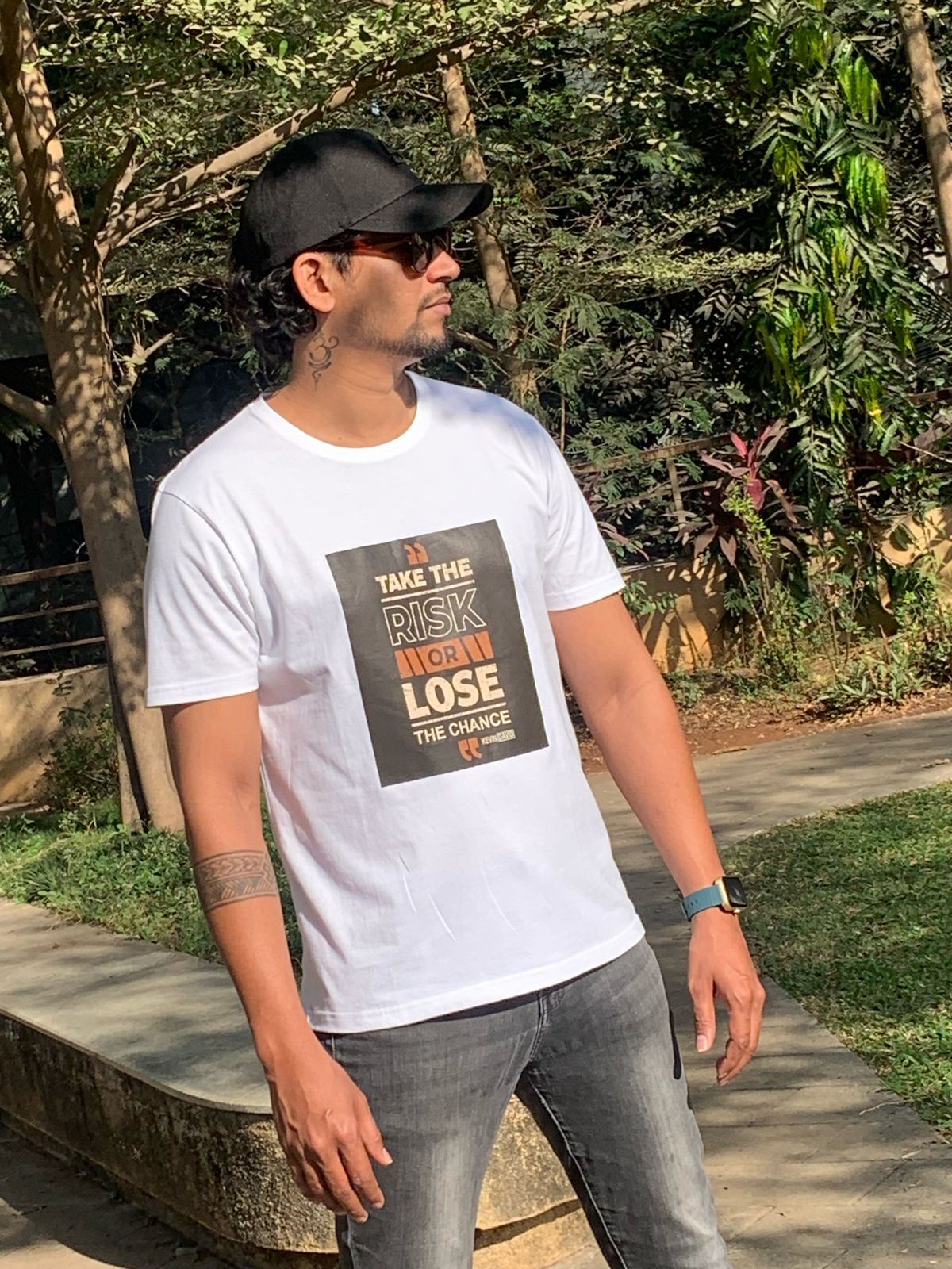 Round Neck T Shirt Printed