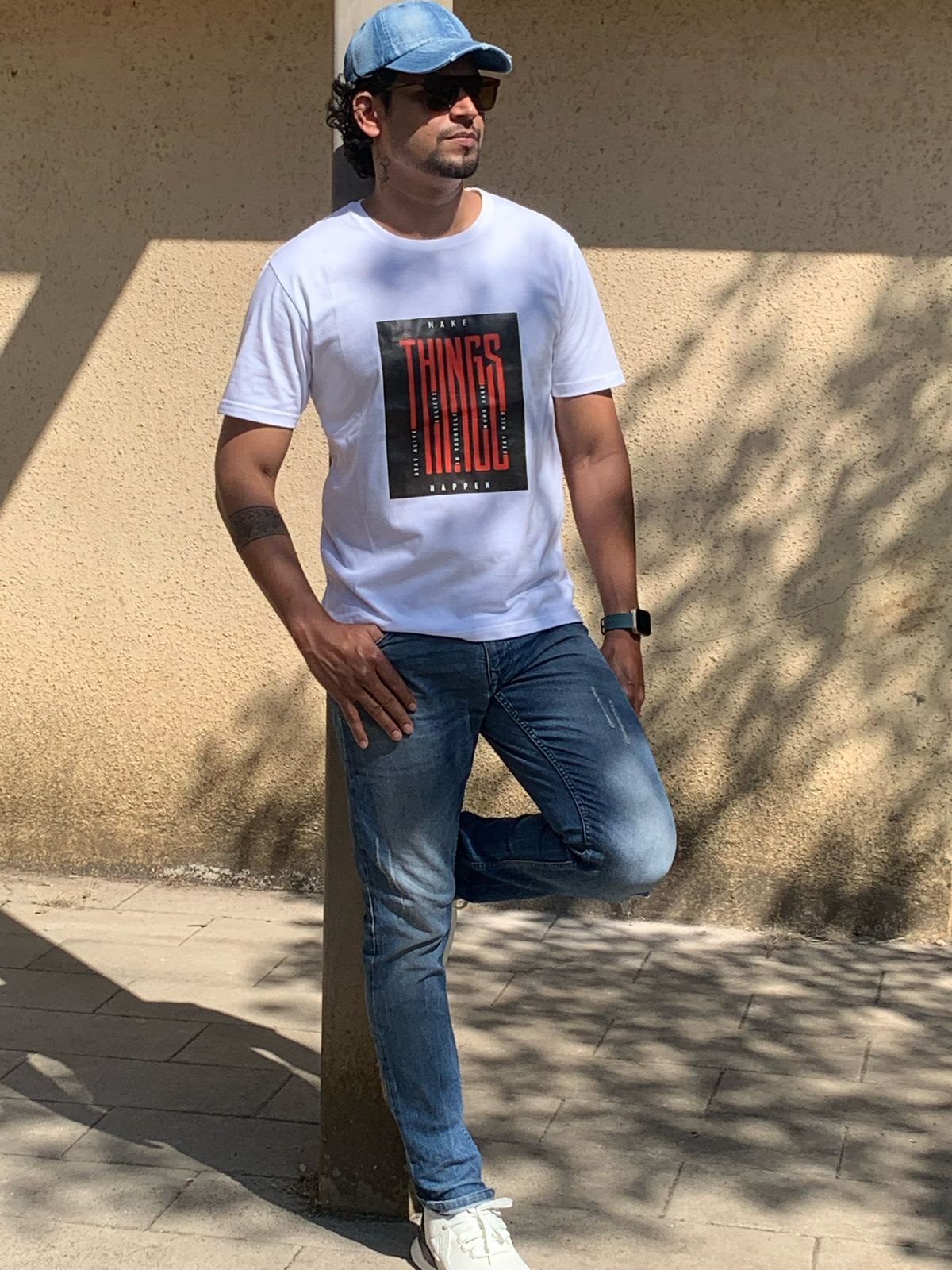 Round Neck T Shirt Printed