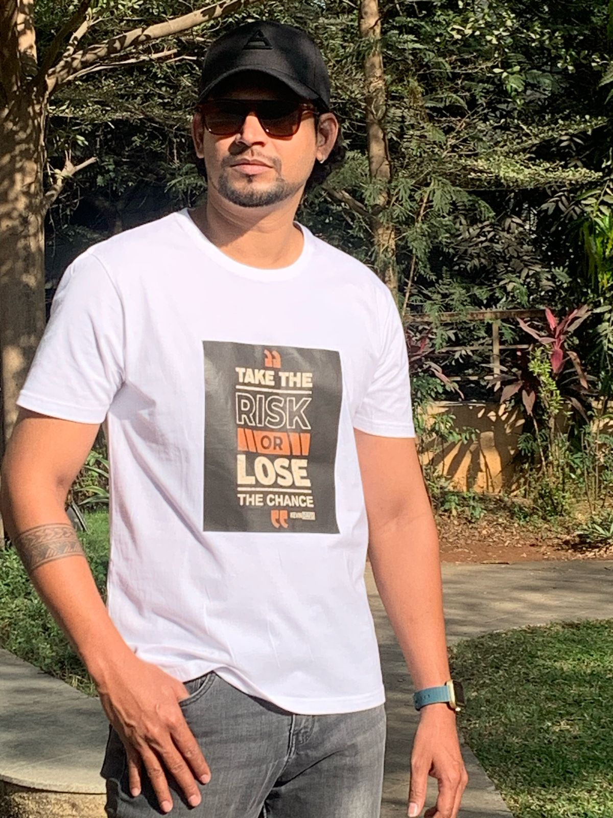 Round Neck T Shirt Printed