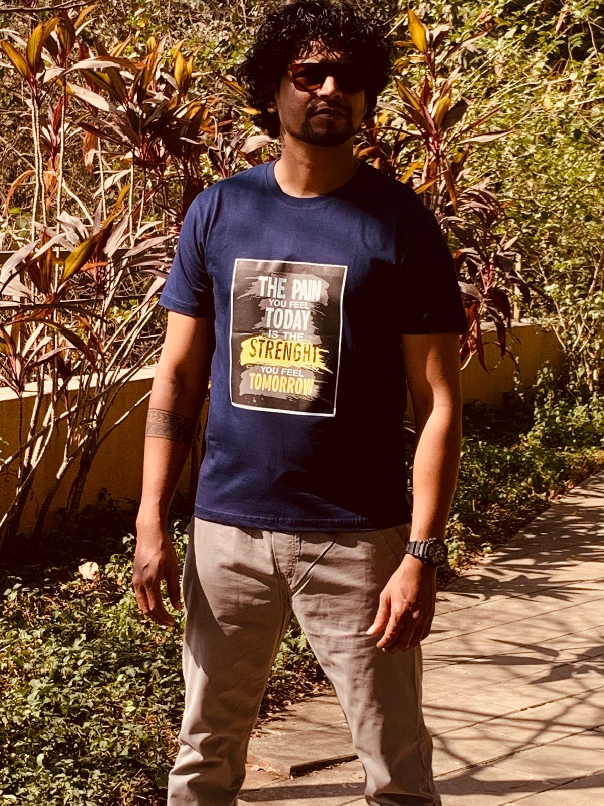Round Neck T Shirt Printed